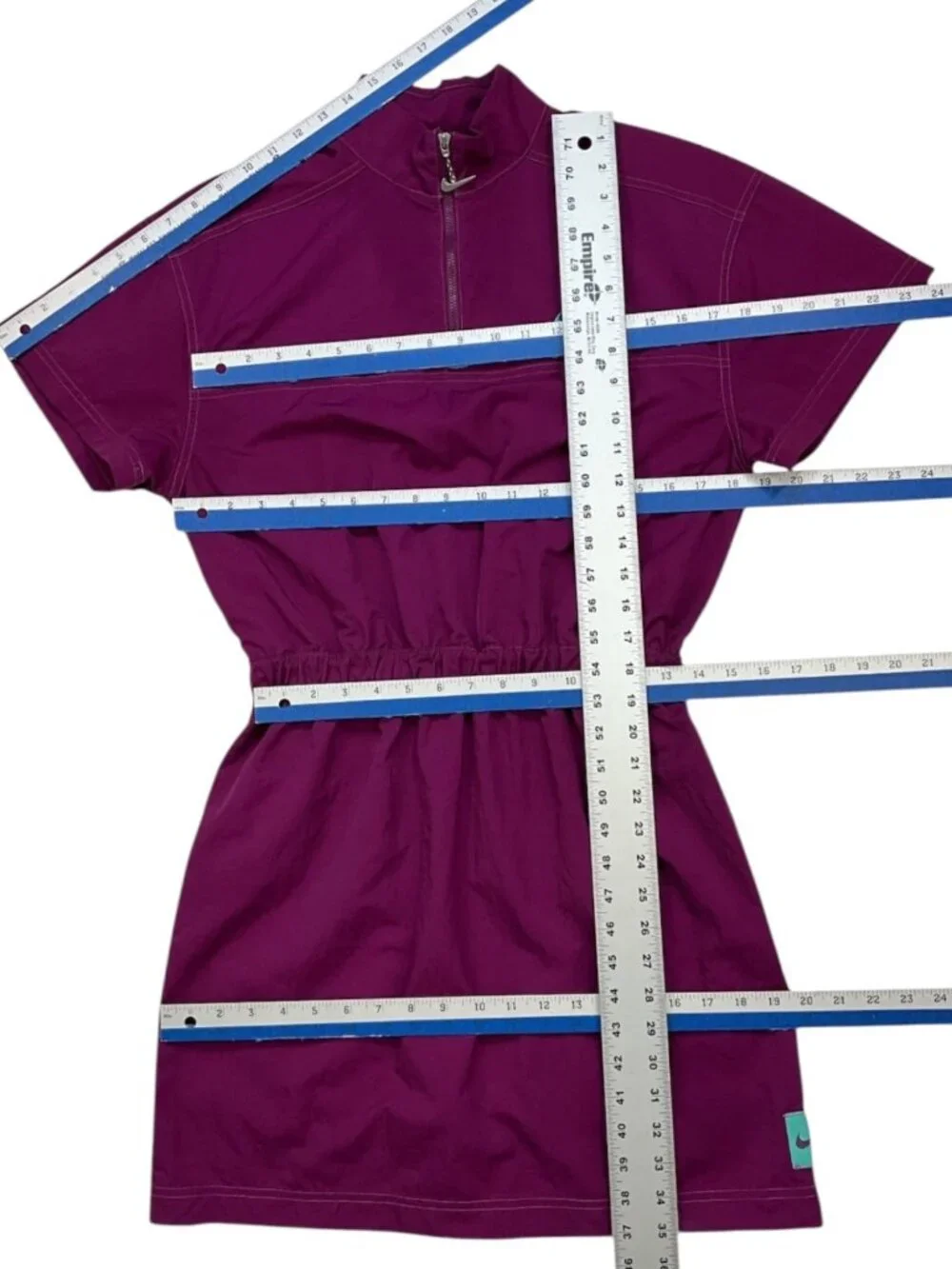 Nike Sportswear Swoosh Woven Dress S Purple Mini Pickleball Mini